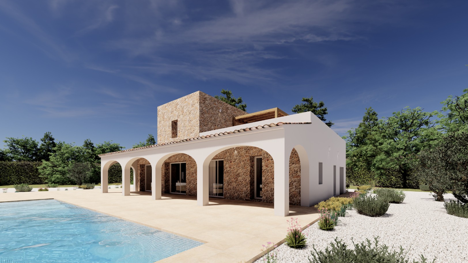 NEW PROJECT OF VILLA RUSTICA