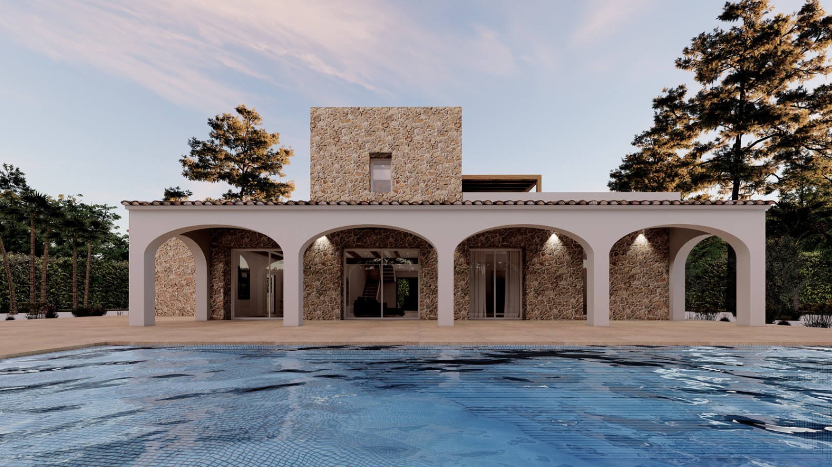 NEW PROJECT OF VILLA RUSTICA