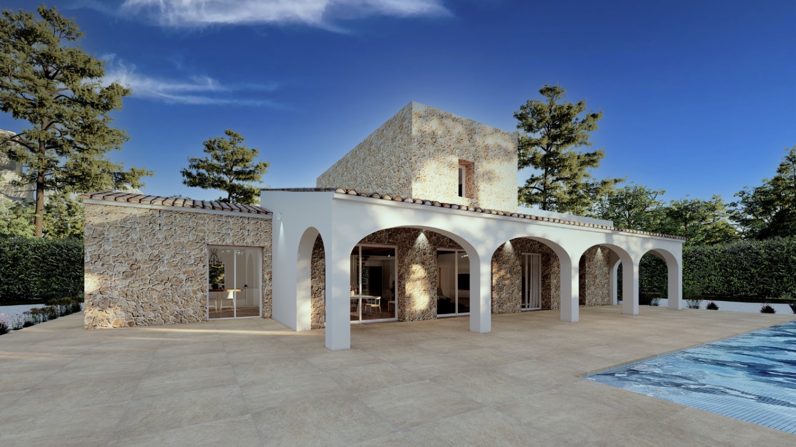 NEW PROJECT OF VILLA RUSTICA