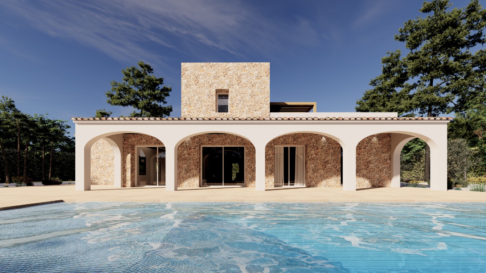 NEW PROJECT OF VILLA RUSTICA