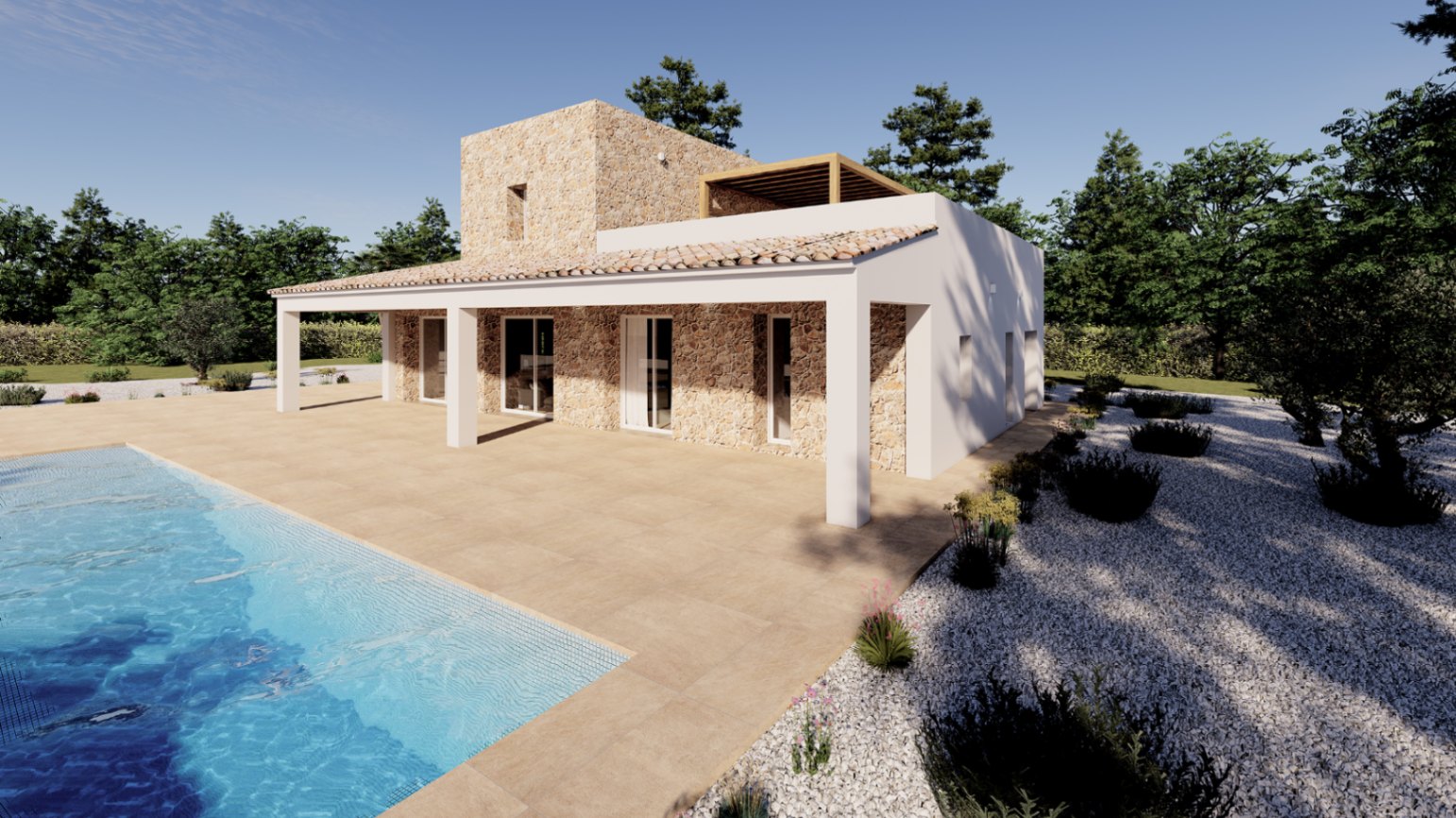 NEW PROJECT OF VILLA RUSTICA