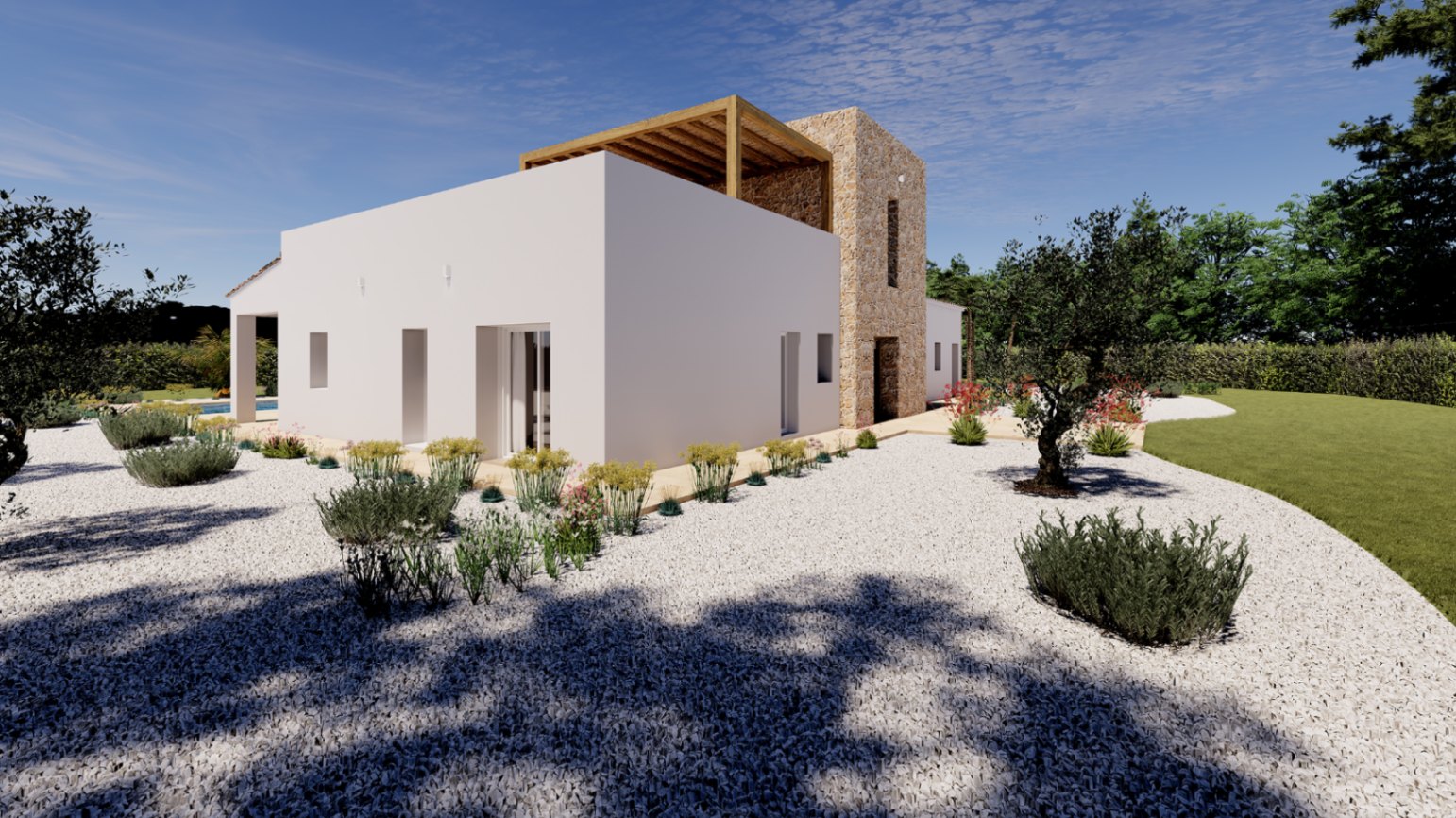 NEW PROJECT OF VILLA RUSTICA