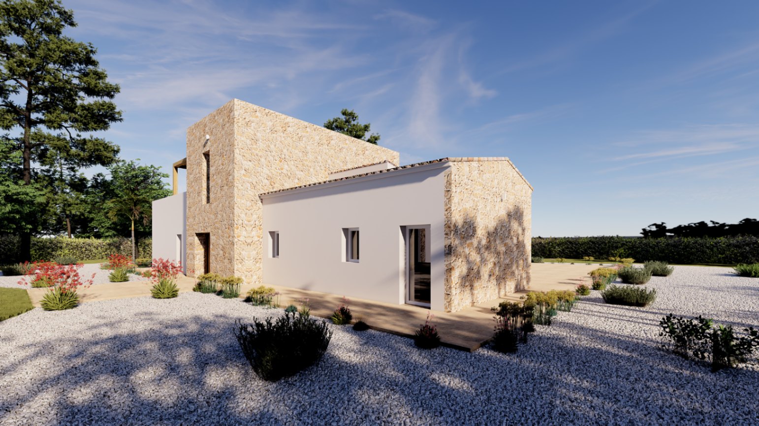 NEW PROJECT OF VILLA RUSTICA