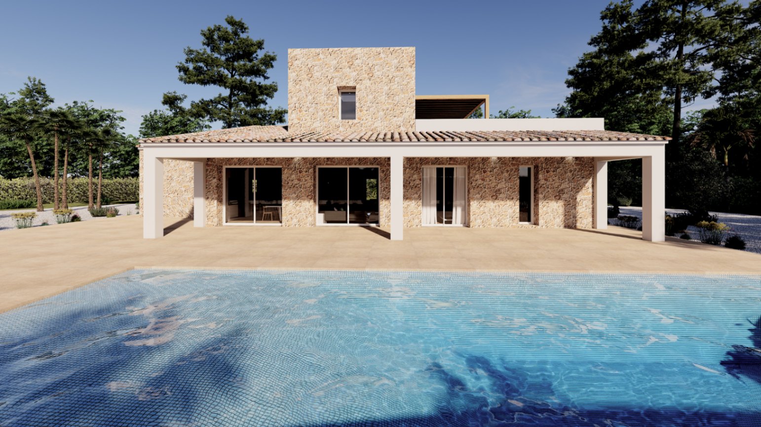 NEW PROJECT OF VILLA RUSTICA